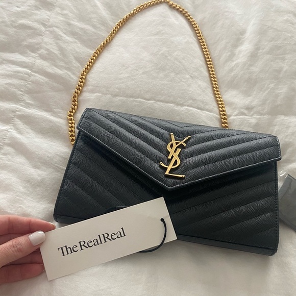 YSL Envelope Chain Wallet - Picture 2 of 7